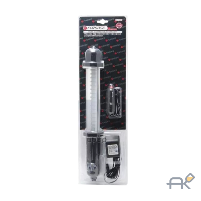 Лампа переносная светодиодный аккумуляторная (60LED. зарядка 12V/220V). в блистере(F-01399)